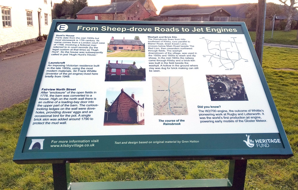outdoor historical signage